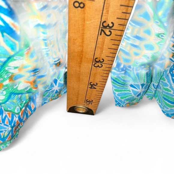 Current Air Blue and Yellow Midi Dress - Picture 5 of 9